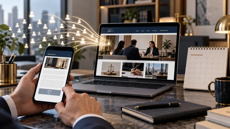 law firm website getting traffic but no consultations